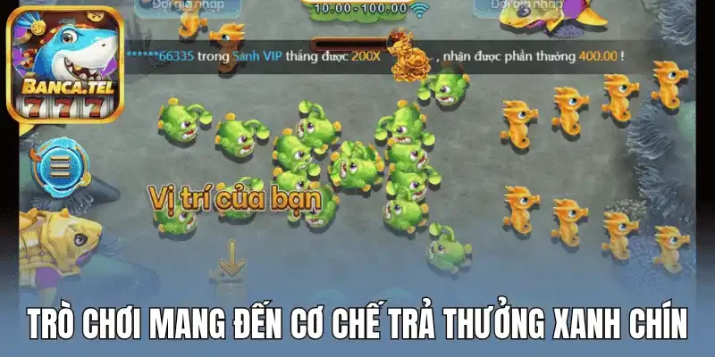 Trò chơi mang đến cơ chế trả thưởng xanh chín